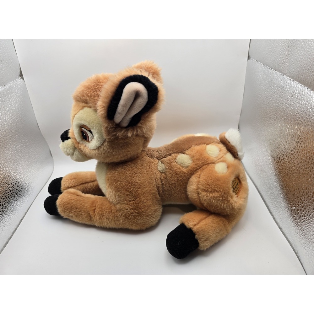 Disney Store Original Exclusive Bambi Lying Deer 12" Plush Stuffed Animal Toy - Picture 3 of 6